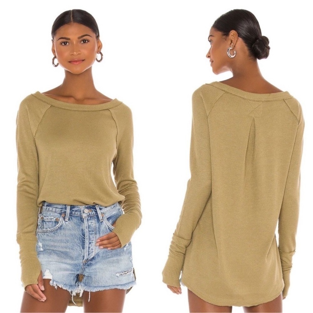 We The Free Snowy Thermal Shirt in Sunstone